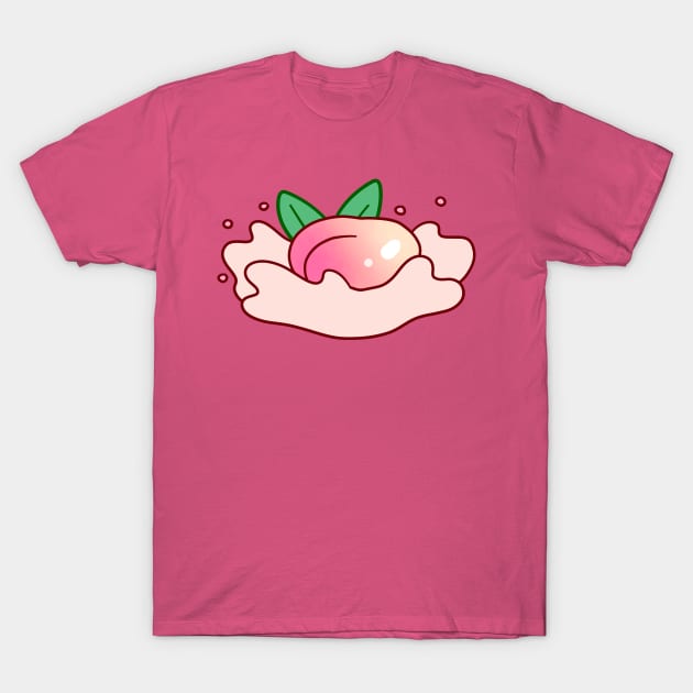 Milk Peach T-Shirt by saradaboru